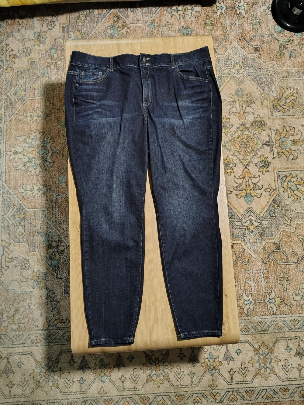 Lane Bryant High Rise Skinny Jeans Size 22